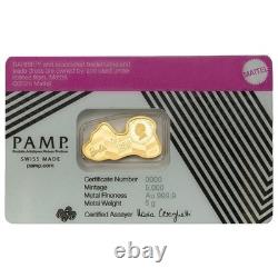 2026 Pamp Barbie Logo Shaped 5 Gram Gold Coin In Assay