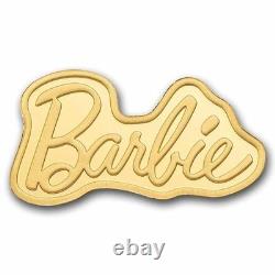 2026 Pamp Barbie Logo Shaped 5 Gram Gold Coin In Assay