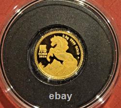 2026 Perth Mint 1/2 Gram Gold PROOF Lunar Horse in Card Lunar Series III #190