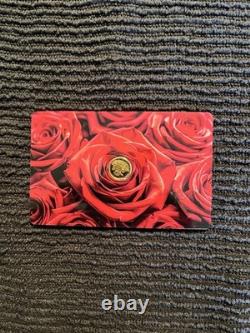 2026 Republic of Congo 1/2 gram Gold Proof Roses of Gold Coin