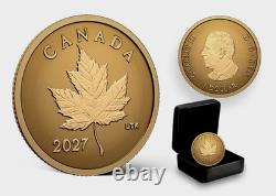 2027 Canada $1 Iconic Maple Leaf. 5 Gram Fine Gold Coin