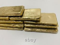 2100 Grams Scrap Gold Bar For Gold Recovery Melted Different Computer Coins Pins