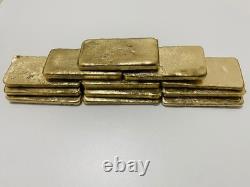 2100 Grams Scrap Gold Bar For Gold Recovery Melted Different Computer Coins Pins