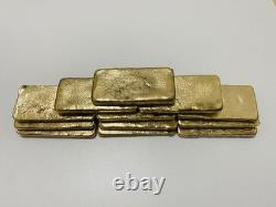 2100 Grams Scrap Gold Bar For Gold Recovery Melted Different Computer Coins Pins