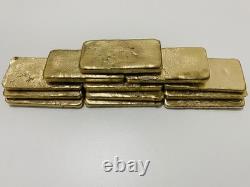 2100 Grams Scrap Gold Bar For Gold Recovery Melted Different Computer Coins Pins