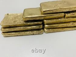 2100 Grams Scrap Gold Bar For Gold Recovery Melted Different Computer Coins Pins