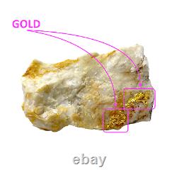 213 GRAMS / 7.5oz Australian Gold Bearing Quartz Specimen RARE