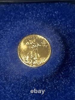 22K Solid Gold Miniature Of 1909 St. Gaudens Liberty $20 Coin 0.9 gram