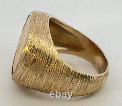 22k 1911 INDIAN HEAD 2 1/2 DOLLAR US GOLD COIN RING 14K GOLD 17.44 GRAMS WOW