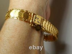 22k 916 Gold Mini Coin Bracelet 17.2 grams