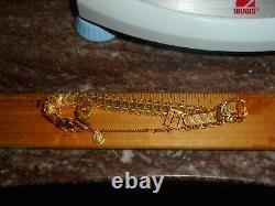 22k 916 Gold Mini Coin Bracelet 17.2 grams