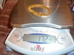 22k 916 Gold Mini Coin Bracelet 17.2 grams