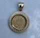 22k Gold Coin 1853-o Liberty Head $ 1 Dollar Mouth In 14k Gold Pendant 3.4 Grams