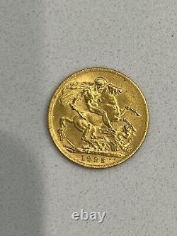 22k Gold Coin georgivs v d g britt gold coin 1925