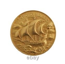 22k Italia-Inportv Navigo-Gold Coin, 7 Grams