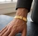 22k Yellow Gold Coin Style Medallion Link Bracelet 24 Grams 7 Inch Beautiful