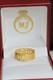 24k Solid Pure Gold Lucky Coin Money Ring 4.51 Grams. Size 6