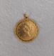 24k 9999 Solid Yellow Gold Coin Pendant, 21.87 Grams Never Worn