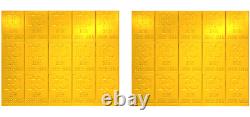 2X One Gram Gold Snap Bar Breaks into 15 One GR Bars Gold Bullion. 9999 Gold Au