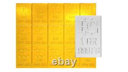 2X One Gram Gold Snap Bar Breaks into 15 One GR Bars Gold Bullion. 9999 Gold Au