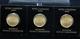 (3) Maple Leaf 1 Gram. 9999 Gold Coins, Royal Canadian Mint, 50c, Consecutive #s