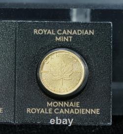 (3) Maple Leaf 1 gram. 9999 Gold Coins, Royal Canadian Mint, 50C, Consecutive #s