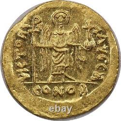 300-1400AD Byzantine Gold Solidus Ancient Coin, Over 4 Grams. AU/UNC Condition