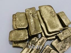 3000 Grams Scrap Gold Bar For Gold Recovery Melted Different Computer Coins Pins