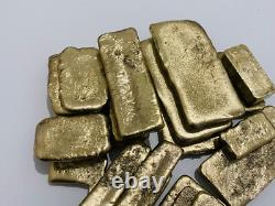 3000 Grams Scrap Gold Bar For Gold Recovery Melted Different Computer Coins Pins