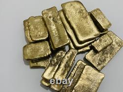 3000 Grams Scrap Gold Bar For Gold Recovery Melted Different Computer Coins Pins