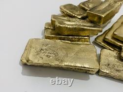 3000 Grams Scrap Gold Bar For Gold Recovery Melted Different Computer Coins Pins