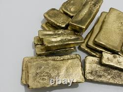 3000 Grams Scrap Gold Bar For Gold Recovery Melted Different Computer Coins Pins