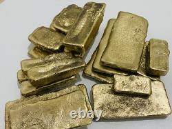 3000 Grams Scrap Gold Bar For Gold Recovery Melted Different Computer Coins Pins