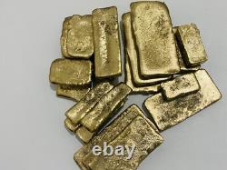 3000 Grams Scrap Gold Bar For Gold Recovery Melted Different Computer Coins Pins