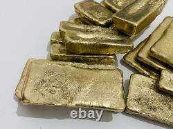 3000 Grams Scrap Gold Bar For Gold Recovery Melted Different Computer Coins Pins