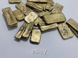 3000 Grams Scrap Gold Bar For Gold Recovery Melted Different Computer Coins Pins
