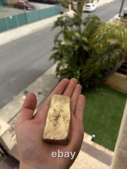 330 Grams Scrap Gold Bar For Gold Recovery Refining Melted Computer Pins Coin