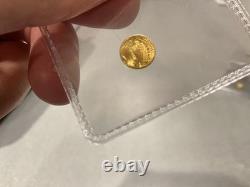3x Mini Saint Gaudens Gold Coins 22K 2.4 Grams Liberty Gold