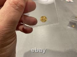 3x Mini Saint Gaudens Gold Coins 22K 2.4 Grams Liberty Gold