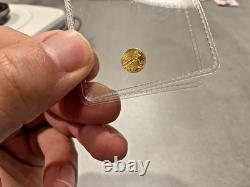 3x Mini Saint Gaudens Gold Coins 22K 2.4 Grams Liberty Gold