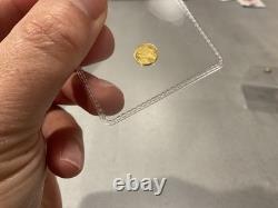3x Mini Saint Gaudens Gold Coins 22K 2.4 Grams Liberty Gold