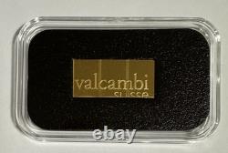 3x1 gram Gold CombiBarT Valcambi Suisse Bar. 9999