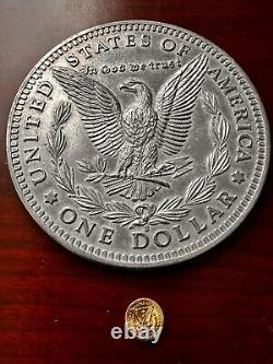 4 Set of 1878 Huge Half KILO Morgan Dollar Silver & 24K Gold Coin Bullion Round