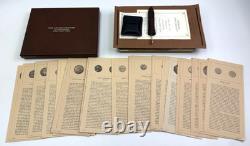 49 RARE Franklin Mint 14K Gold World Mini Coins 25 Grams with COA Paperwork 1981