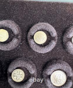 49 RARE Franklin Mint 14K Gold World Mini Coins 25 Grams with COA Paperwork 1981