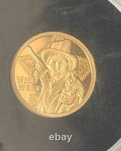 5 1/2 gram Gold Billy the Kid Gold Coin Cook Islands