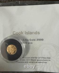 5 1/2 gram Gold Billy the Kid Gold Coin Cook Islands
