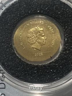 5 Dollars Cook Islands gold coin 0.5 Grams Ancient Greek Year 2022