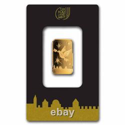 5 gram Gold Bar Holy Land Mint Dove of Peace (In Assay) SKU #68112