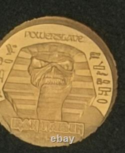 5 grams Gold Coin Cook Islands Iron Maiden Powerslave